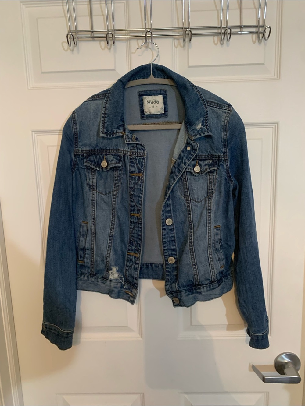 Mudd Light Blue Denim Jacket with Chest Label